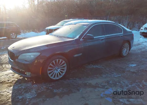 2012 BMW 750Li z USA, uszkodzony, nr VIN WBAKB8C56CC963199